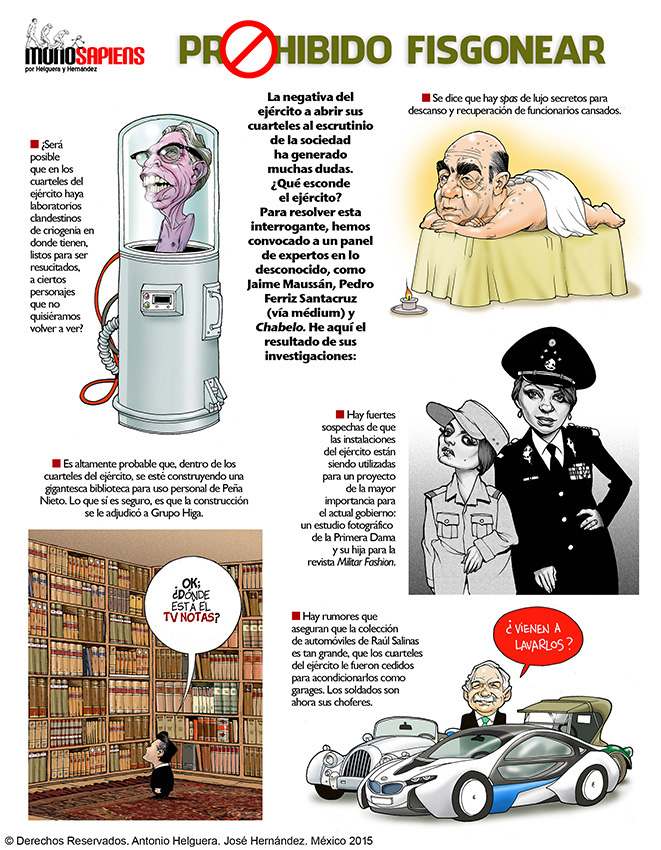 Prohibido fisgonear. Domingo 22 de febrero de 2015